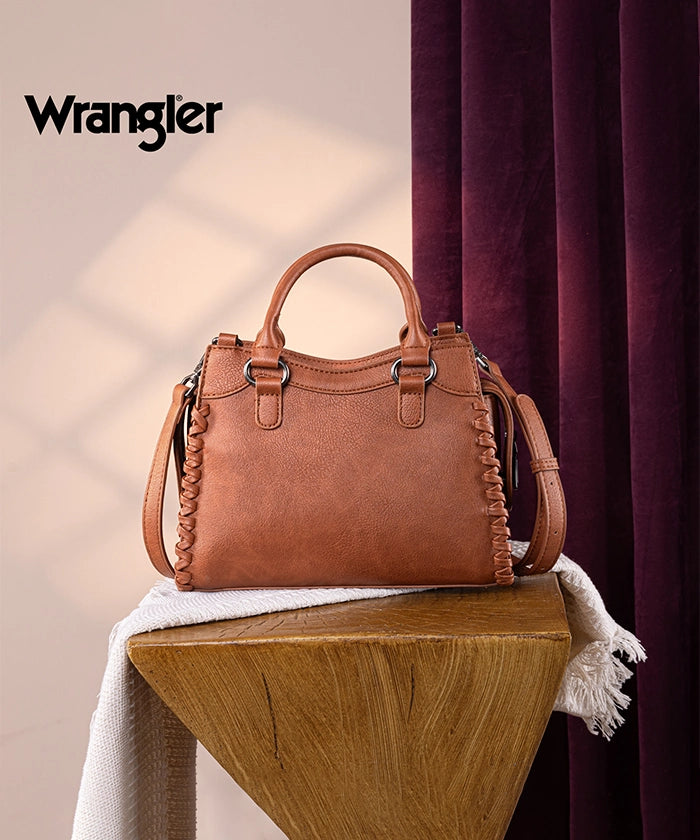 Wrangler Braided Tote Bag for Women - Stylish & Durable Woven Handbag - Perfect for Shopping, Beach, Work & Travel Accessories