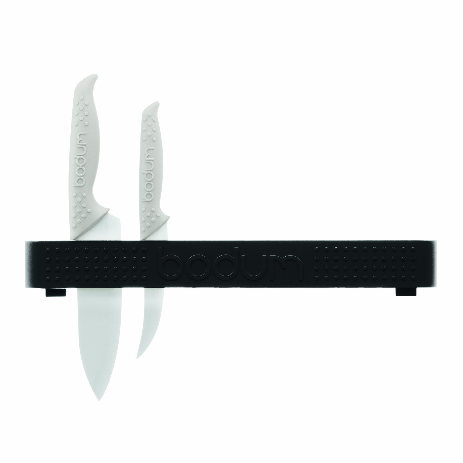 Premium Black Wall Mount Knife Holder - Magnetic Knife Storage for Kitchen, Countertop & Workspace Organization - Perfect for Chefs & Home Cooks