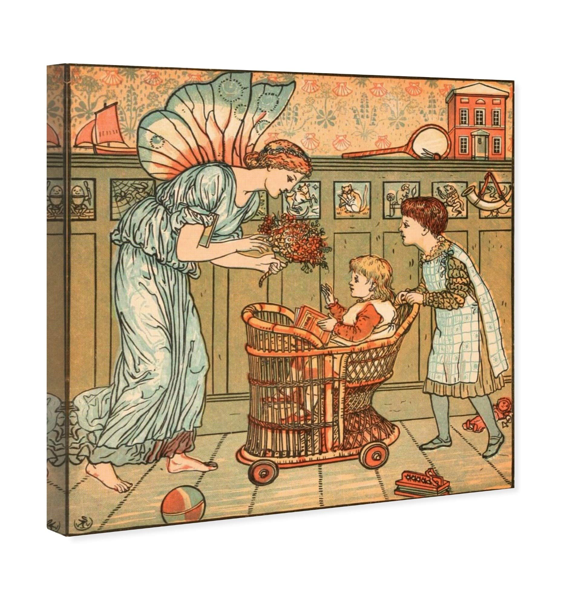 Oliver Gal Artist Co. 'Baby's Bouquet' Fantasy Wall Art Canvas Print - 24