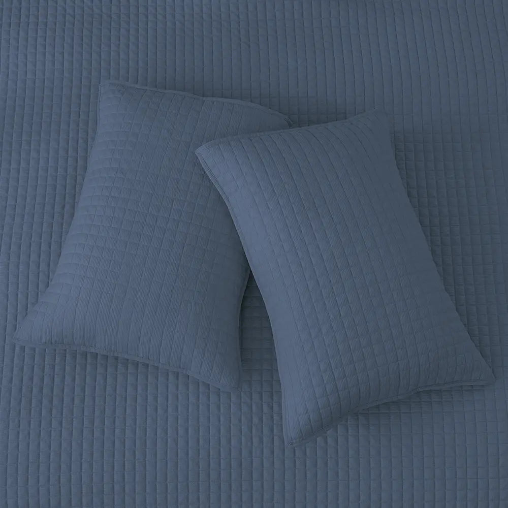 Luxury 3-Piece Cotton Waffle Weave Quilt Set - Soft & Breathable Bedding for All Seasons | Perfect for Master Bedroom, Guest Room & Dorm Decor