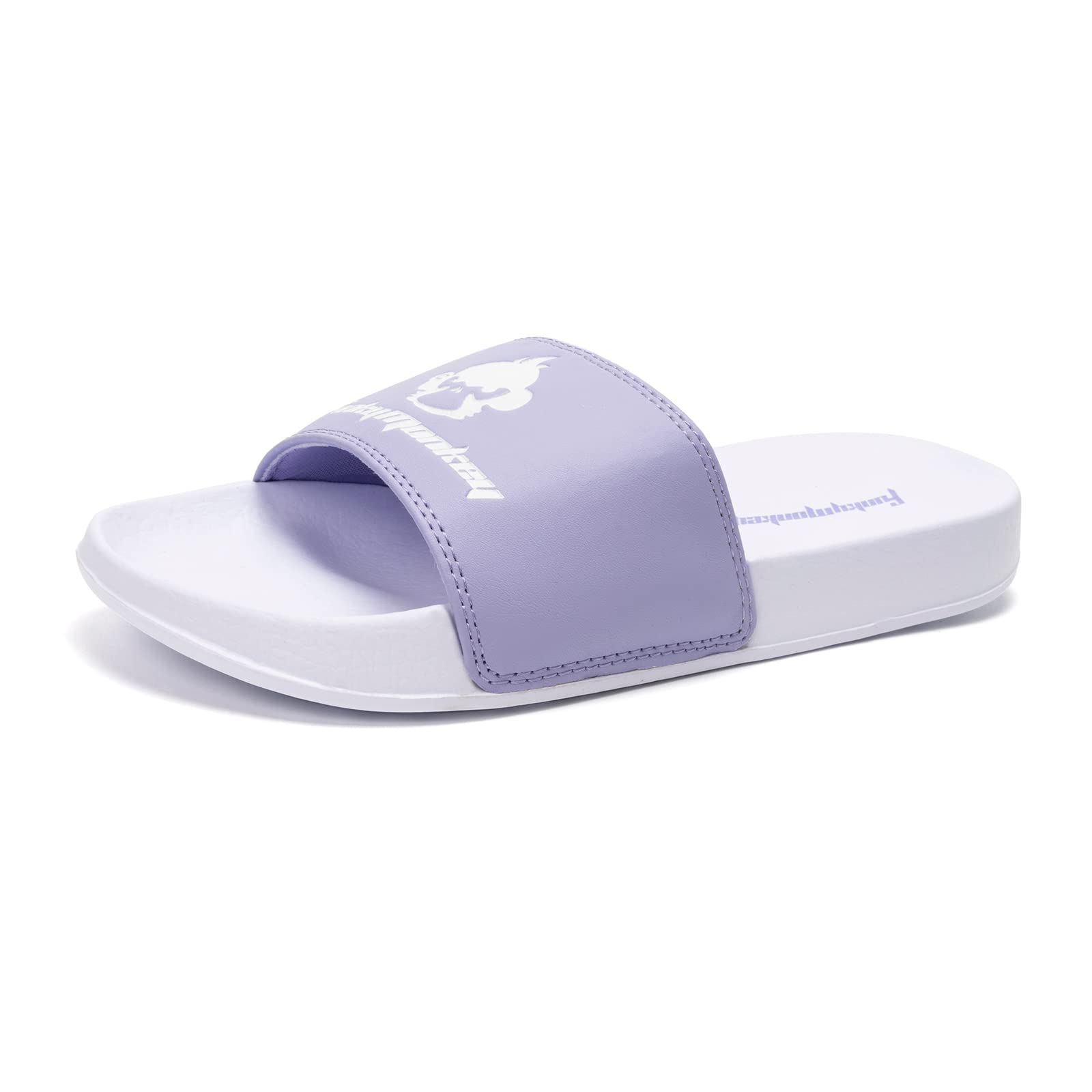 FunkyMonkey Women's Comfortable Slide Sandals - Breathable Slip-On Casual Sandals for Indoor, Outdoor, Beach, Pool & Home Use
