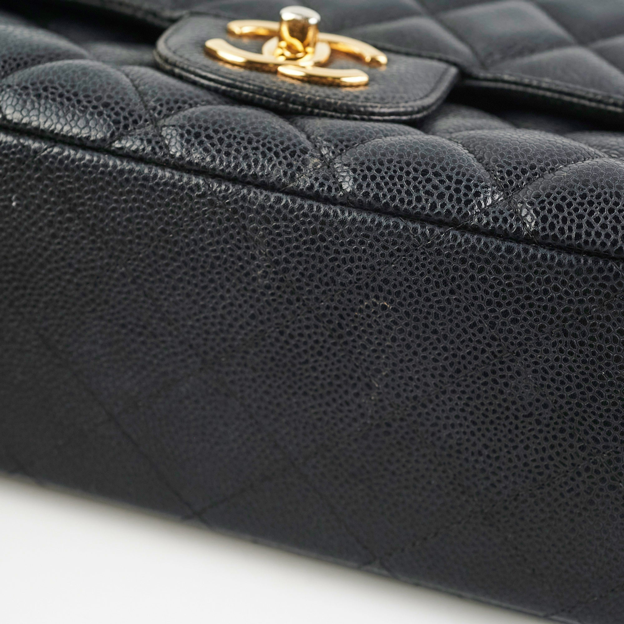 Chanel Maxi Jumbo Double Flap Bag in Black Caviar Leather - Luxury Designer Handbag for Women, Perfect for Work, Travel & Special Occasions