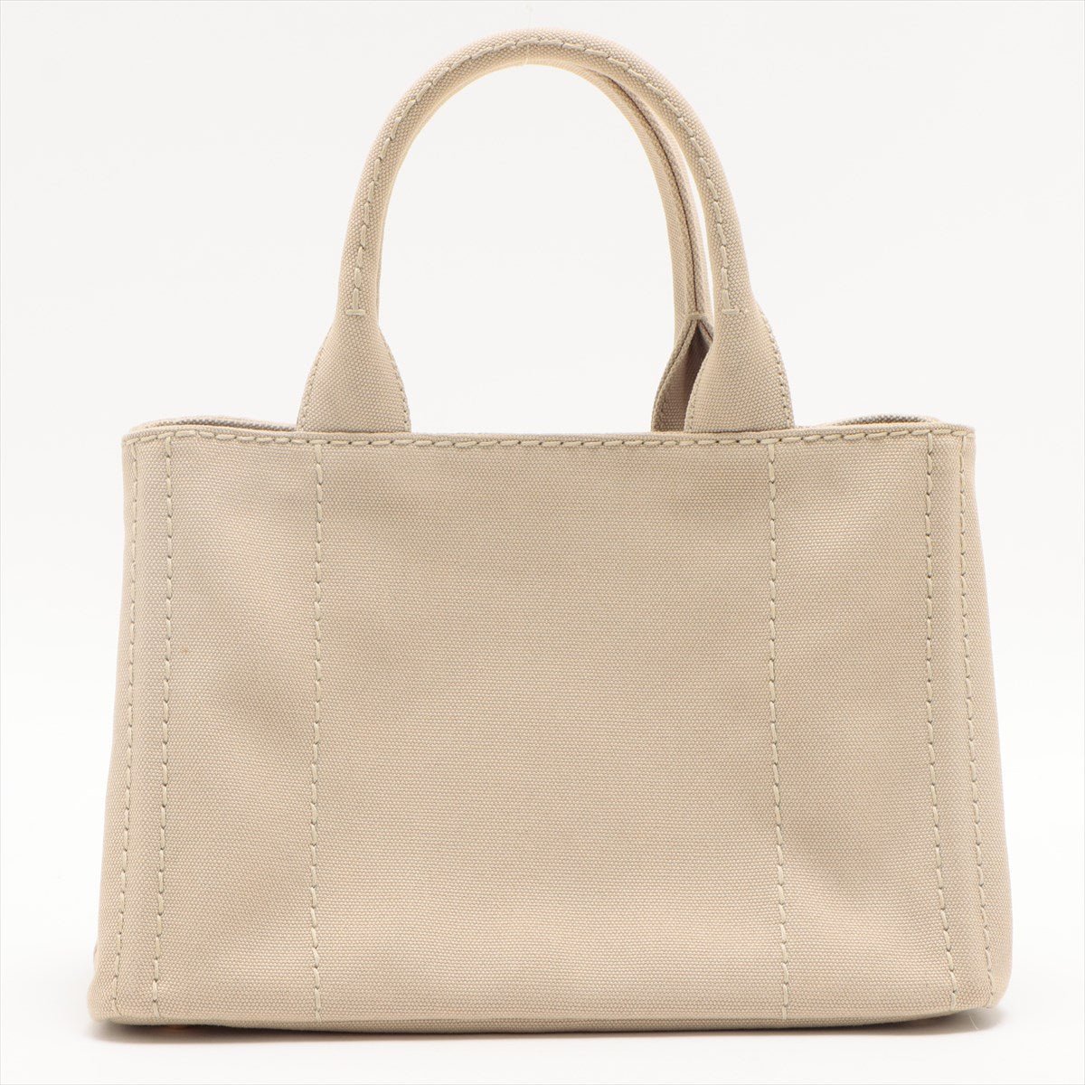 2-Way Canvas Tote Bag Beige - Reversible Eco-Friendly Shopper for Women & Men - Perfect for Groceries, Beach, Work & Travel