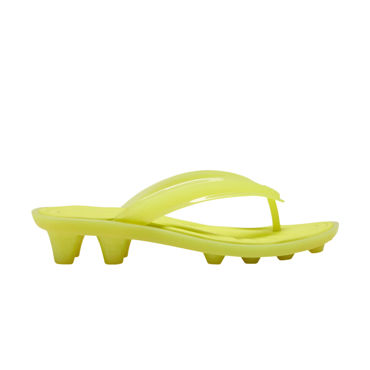 FENTY Cat Cleat Jelly Sandals in Lime Sheen - Women's Fashion Sneakers for Summer, Streetwear & Casual Outfits
