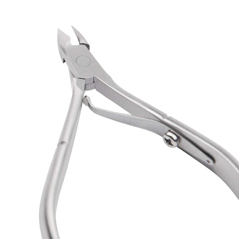 ZAUKY Professional Stainless Steel Nail Clippers for Thick Nails & Ingrown Toenails - Heavy Duty Toenail Trimmer & Pedicure Tool for Men & Women - Perfect for Home, Travel & Salon Use