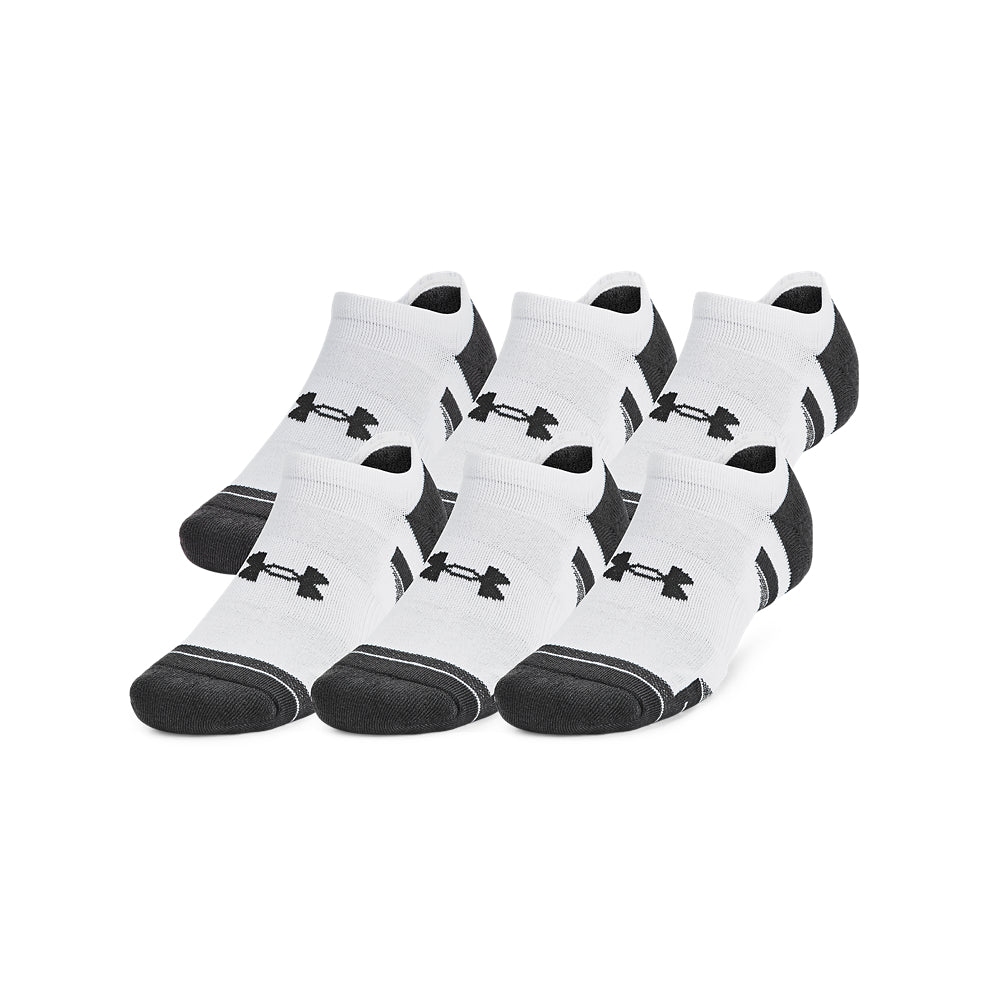Under Armour Performance Tech No Show Socks 6-Pack for Men & Women - Breathable Athletic Socks for Running, Gym Workouts & Everyday Comfort