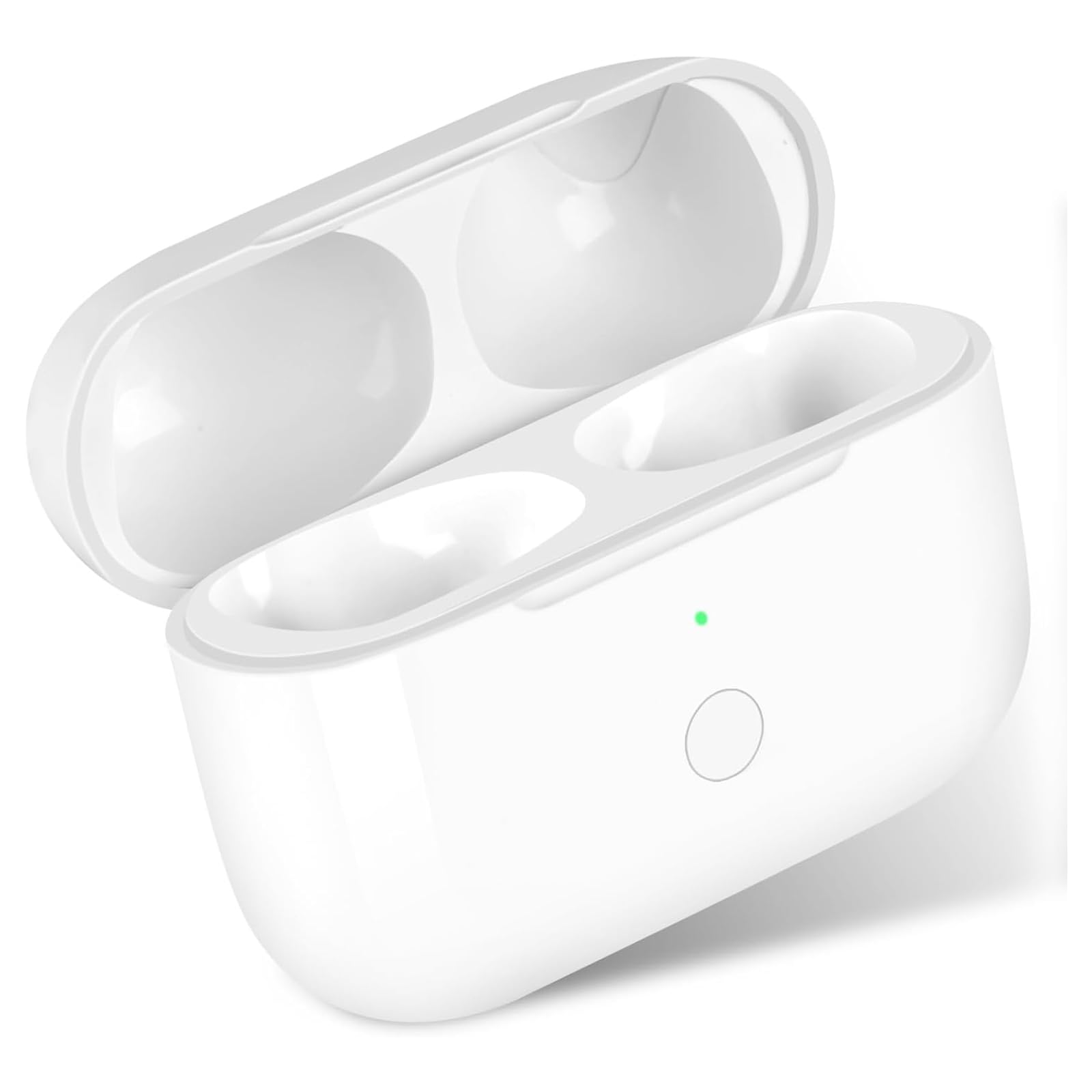 Wireless Charging Case for AirPods Pro 1st & 2nd Gen - Lightning Port, Bluetooth Sync Button, Replacement Case (No Earbuds Included) - Perfect for Travel, Gym & Daily Charging