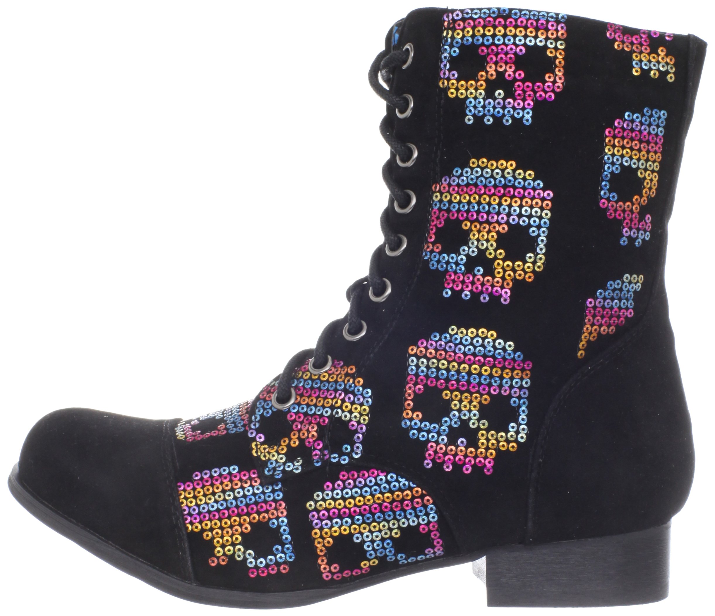 Iron Fist Women's Sugar Hiccup Combat Boots - Stylish Punk Ankle Boots for Women, Chunky Heel Platform Booties for Casual Wear, Night Out & Festival Fashion
