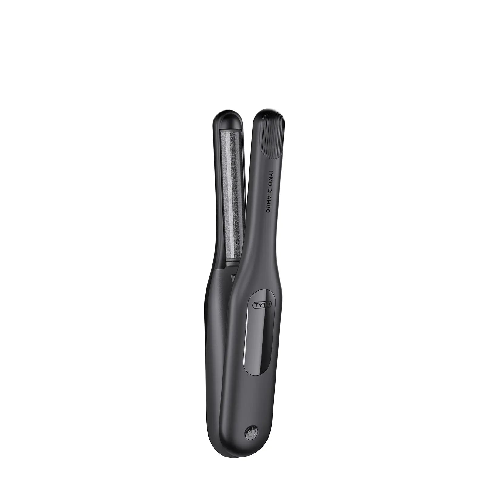 TYMO CLAMGO Black Hair Straightener Brush - Professional Ionic Ceramic Flat Iron for Smooth & Shiny Hair - Perfect for Home, Salon & Travel Styling
