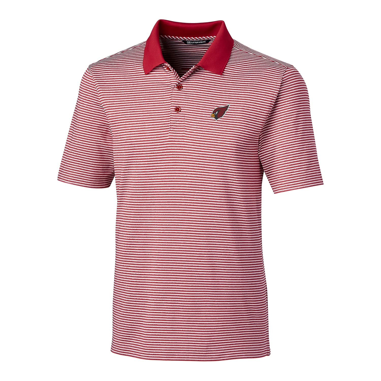 Cutter & Buck Men's NFL Big & Tall Forge Tonal Stripe Polo Shirt - Officially Licensed Football Jersey for Plus Size Fans - Perfect for Game Day, Tailgating & Casual Wear