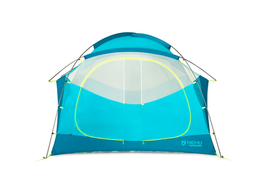 Aurora 4-Person High-Rise Camping Tent - Lightweight Waterproof Backpacking Tent for Family Outdoor Adventures, Hiking & Beach Camping