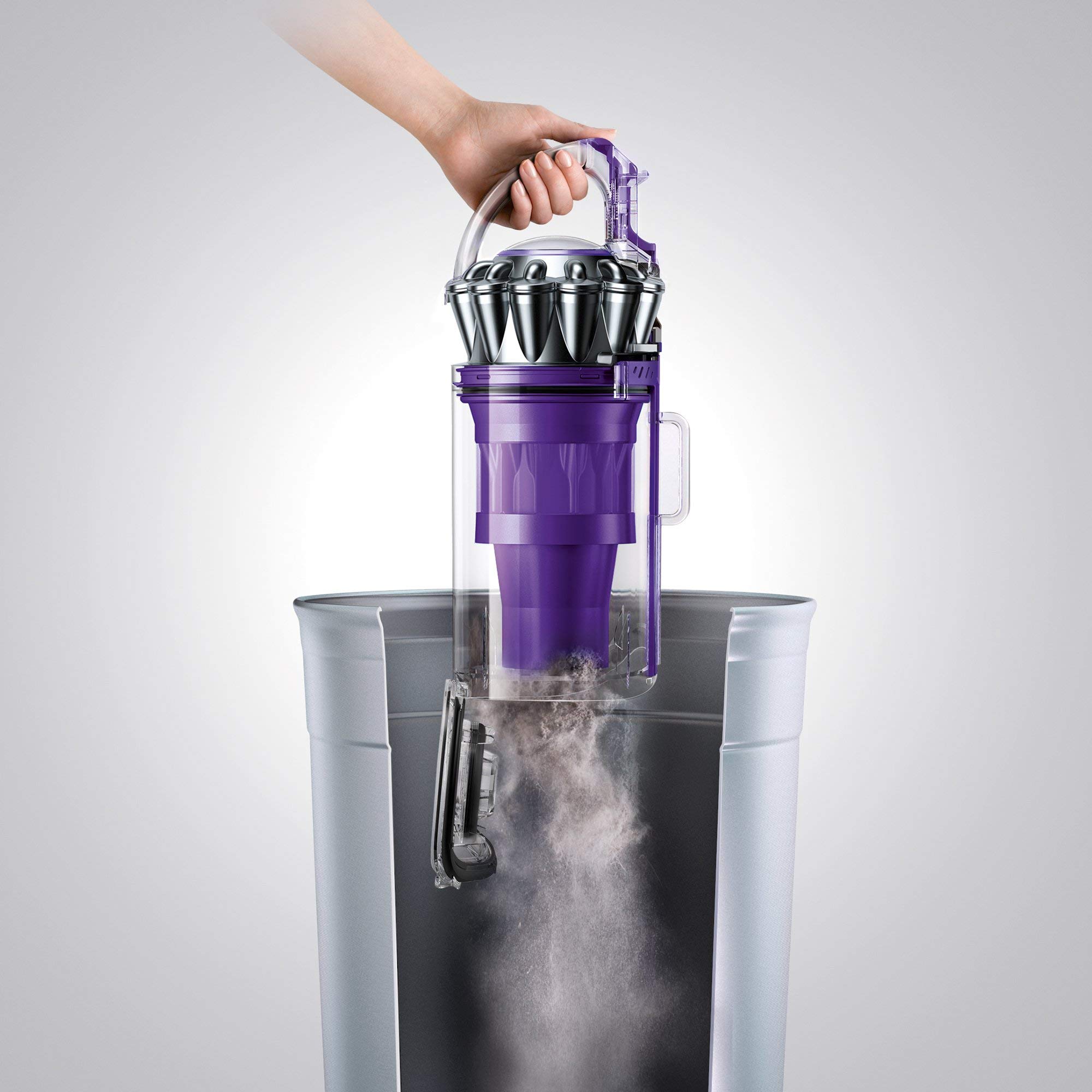 Dyson Ball Animal 2 Upright Vacuum Cleaner - Powerful Suction for Pet Hair & Deep Cleaning | Refurbished Iron/Purple | Perfect for Carpets, Hard Floors & Stairs