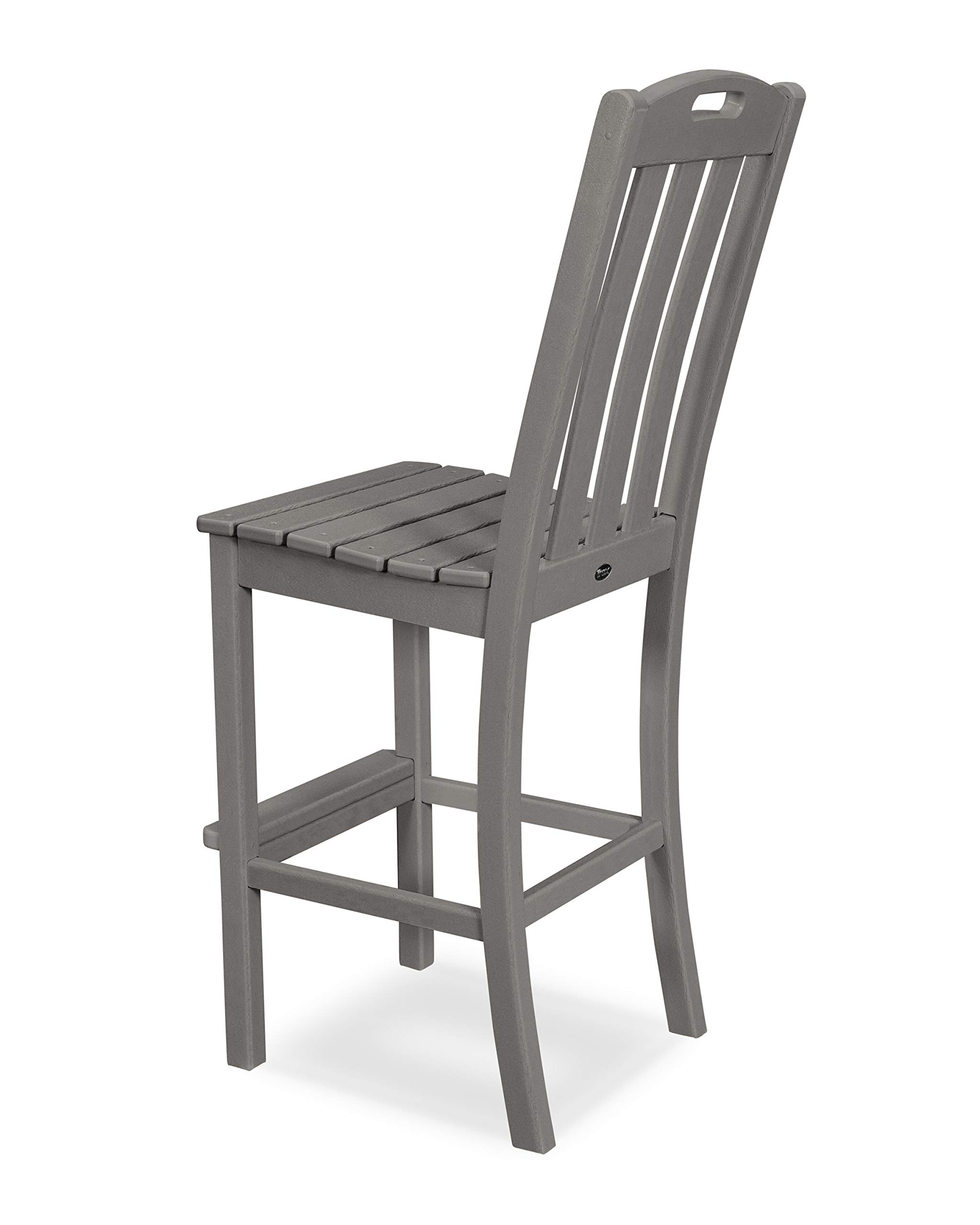 Trex Outdoor Furniture™ Yacht Club Bar Chair - Weather-Resistant Patio Dining Chair for Poolside, Deck & Backyard - Tree House Collection - Perfect for Outdoor Entertaining & Relaxation