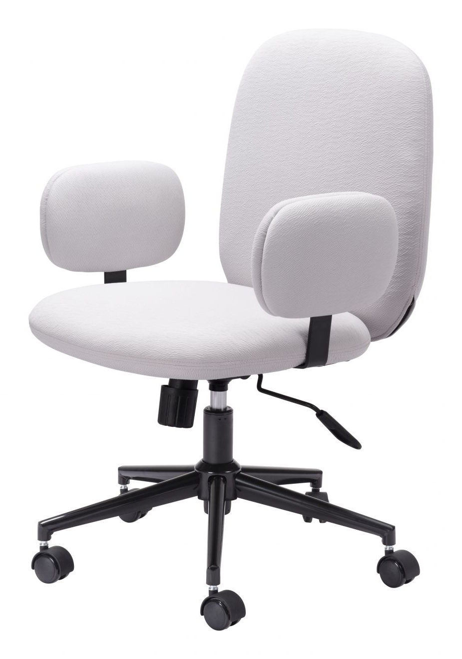 ZUO Modern Lionel Office Fabric Retro Chair - Stylish Mid-Century Design for Home Office & Workspace