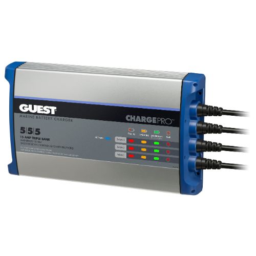 ChargePro ™ 120V On Board Battery Charger for Boats, RVs & Marine Vehicles - Fast Charging & Waterproof Design for Outdoor Adventures