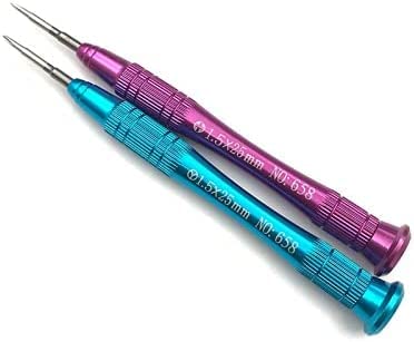 3DS 3DS XL 3DSLL NDSI PSP PS5 PS4 PSV Controller Repair Kit - Metal Cross & Three-Wing Screwdriver Tool Replacement (Random Color) - Perfect for DIY Console Repairs & Controller Maintenance