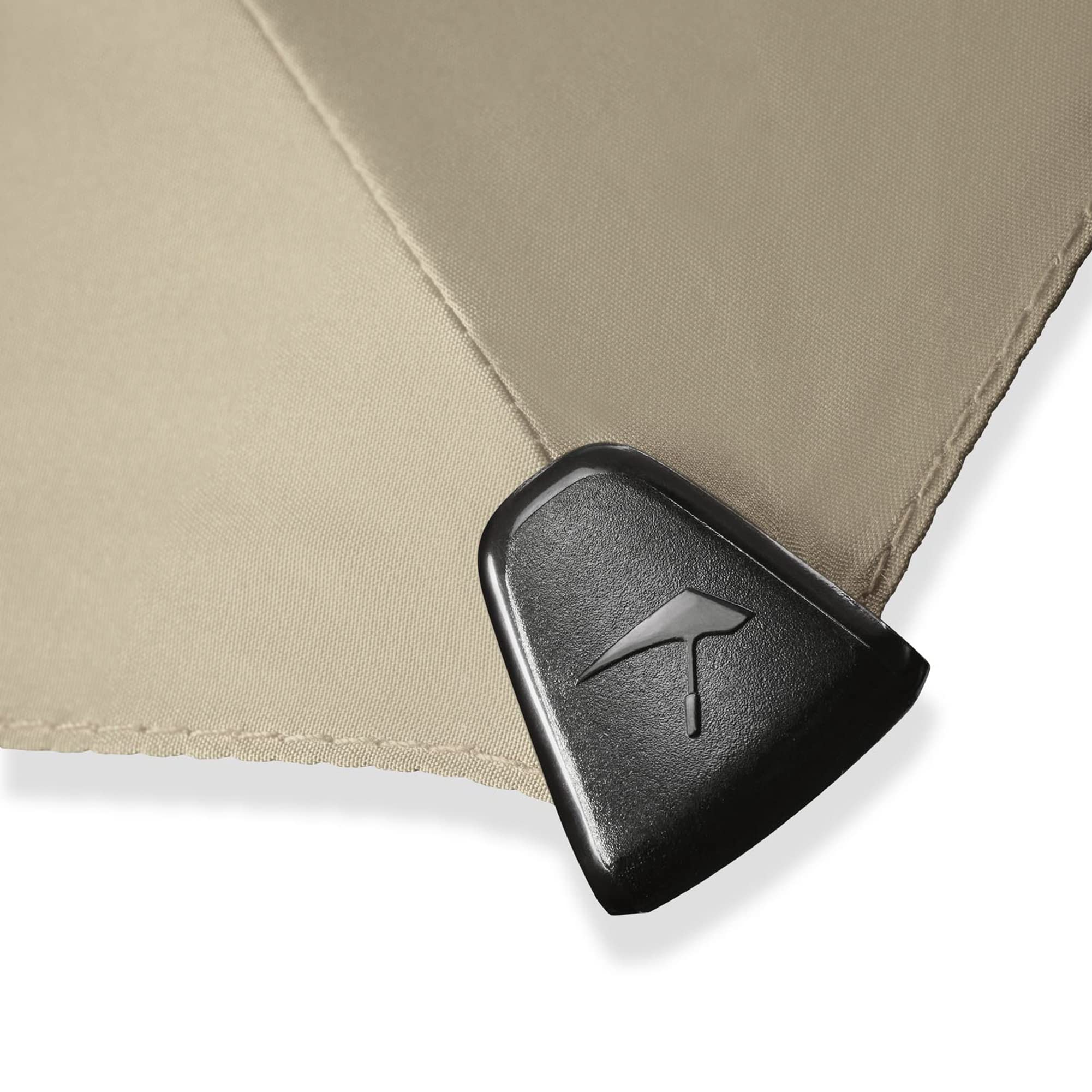 Senz° Mini Windproof Umbrella - Compact Manual Folding Travel Umbrella (36x36 inches) - Lightweight & Durable for Rain & Wind Protection - Perfect for Commuting, Travel & Outdoor Activities - Brown Rice Color