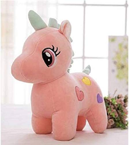 Saubhagye 25cm Pink Unicorn Plush Toy - Soft Cuddly Baby Gift for Newborns, Birthdays & Nursery Decor