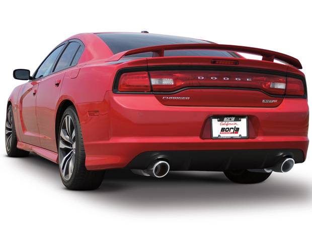 Borla ATAK Axle-Back Exhaust System for 2012-2014 Dodge Charger & Chrysler 300 SRT8 6.4L HEMI - Aggressive Sound & Performance Upgrade - Perfect for Street Racing & Car Enthusiasts