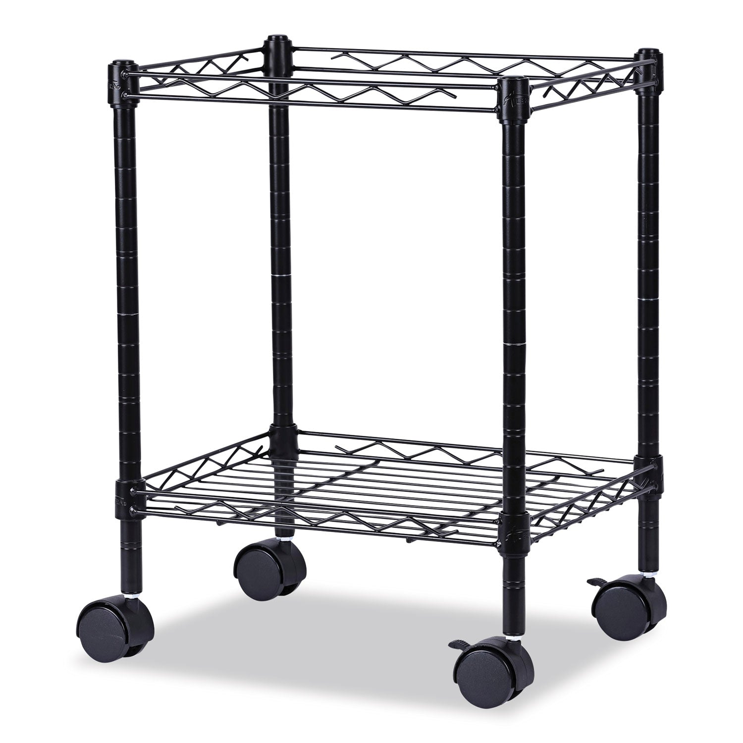 Alera® Compact Metal File Cart with 1 Shelf & 1 Bin - 15.25