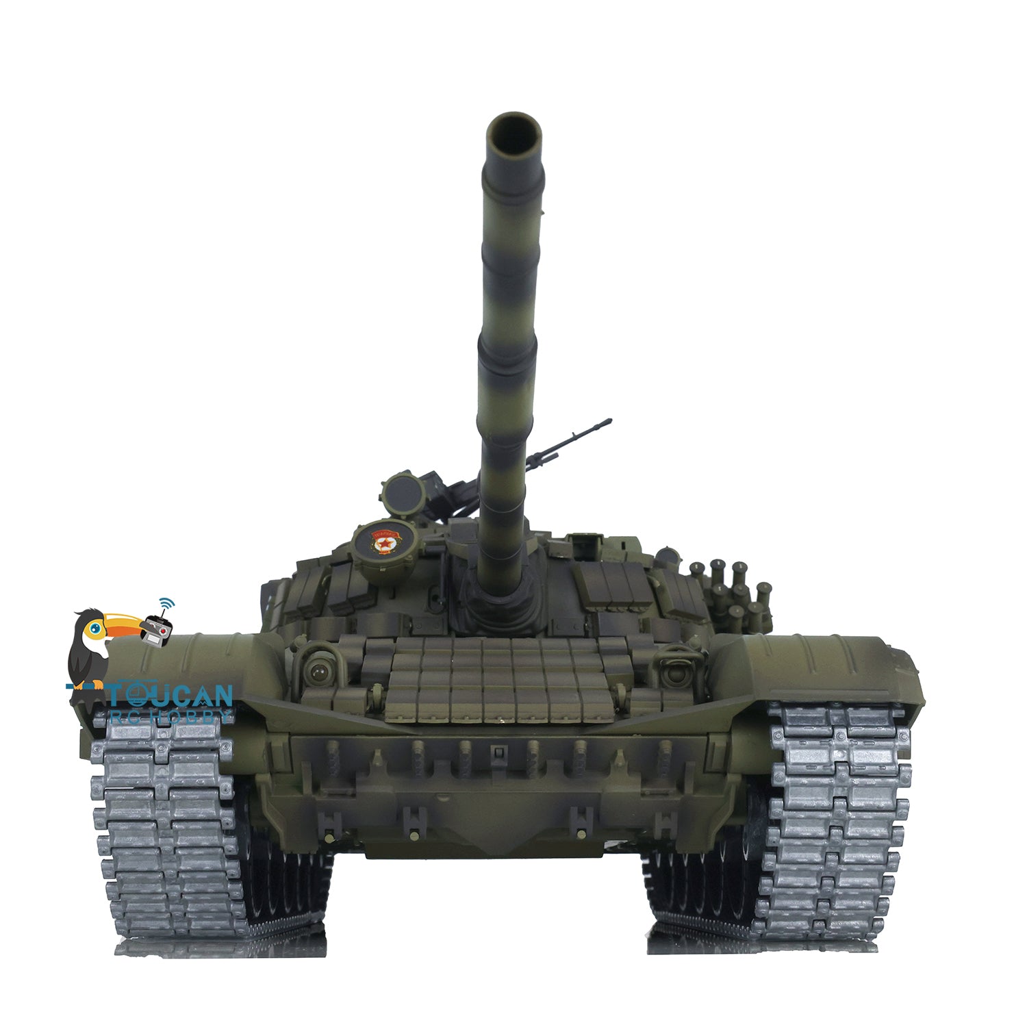 Henglong 1/16 Scale T72 Radio Controlled Tank - US Stock Metal Tracked Electric Battle Tank with 7.0 Mainboard & Battery Charger - Perfect for Military Enthusiasts, Collectors and Outdoor RC Battles