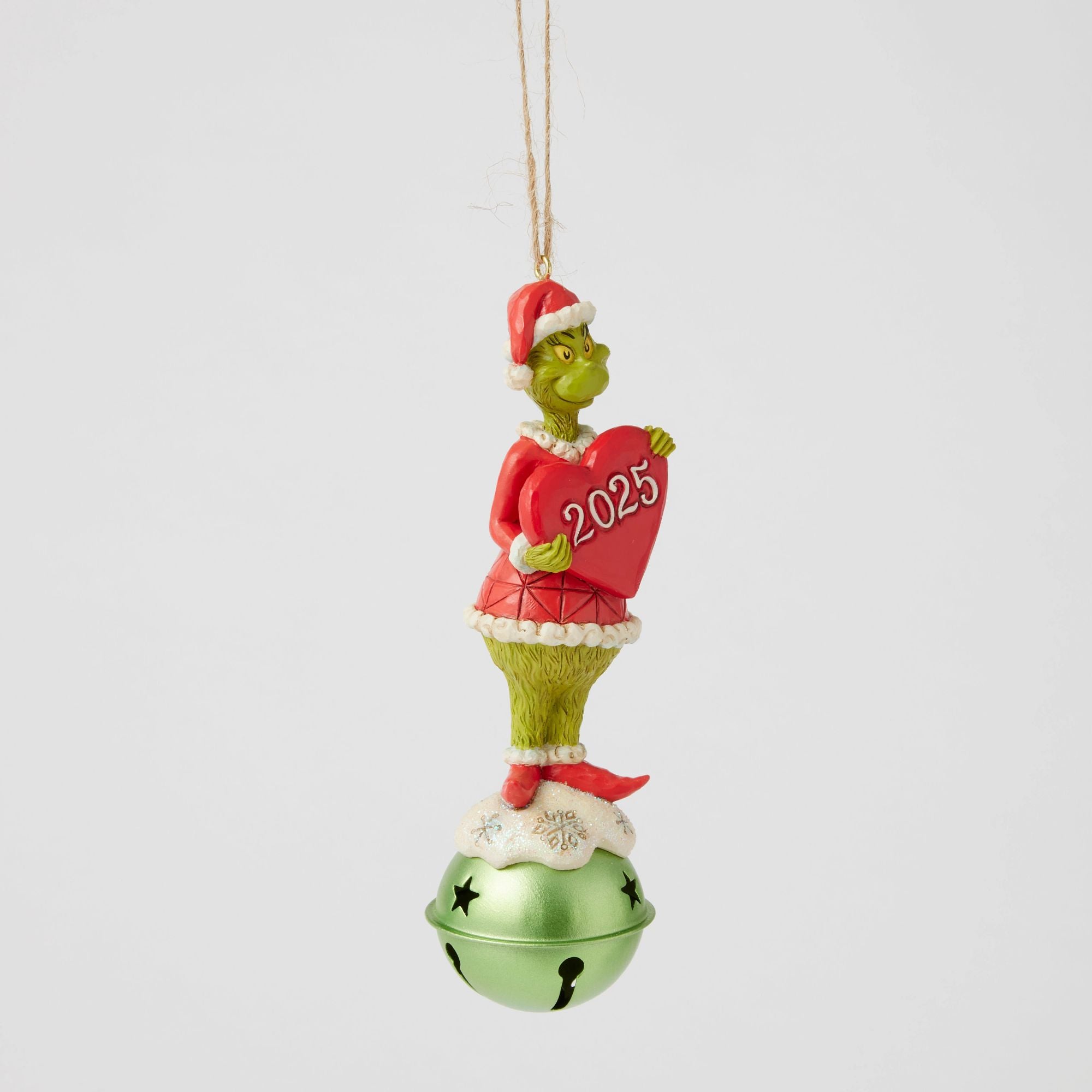 2025 Grinch on Bell Christmas Ornament - Perfect for Holiday Tree Decorations & Festive Home Decor