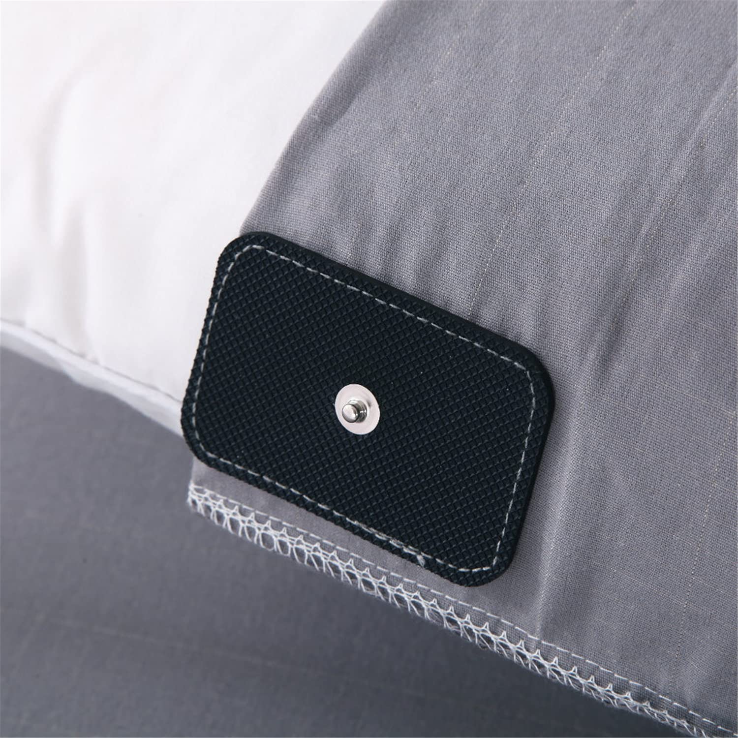 Earthing Grounding Fitted Sheet with Earth Connection Cable - Pure Silver Fiber Conductive Bed Sheet for Better Sleep & Pain Relief | Perfect for Home, Travel & Camping