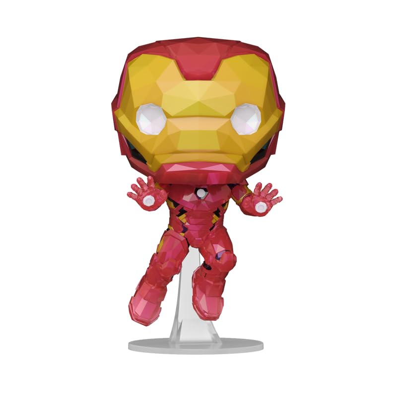 Funko Pop! Marvel Iron Man Collectible Figure - Faceted Shop Exclusive | Perfect for Marvel Fans, Gift Ideas & Display Collections