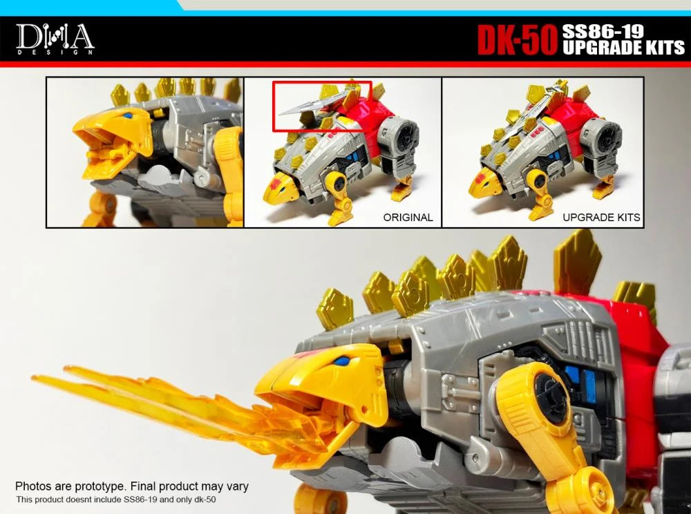 DNA Design DK 50 Upgrade Kit for SS 86 19 Dinobot Snarl - Transformers Toy Accessories for Collectors & Display Enhancement