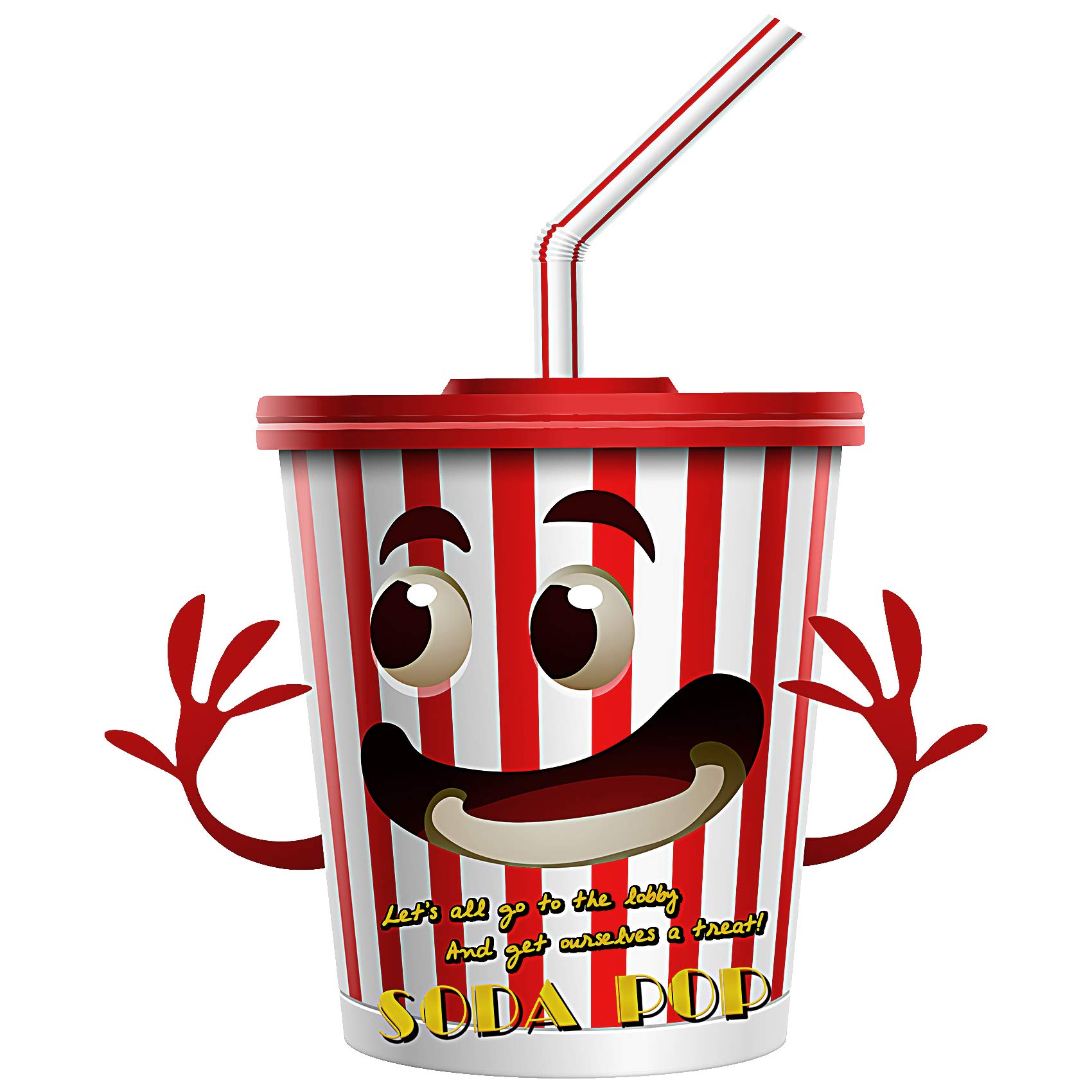 Musykrafties Cola Movie Night Large Prepasted Food Sign - 18