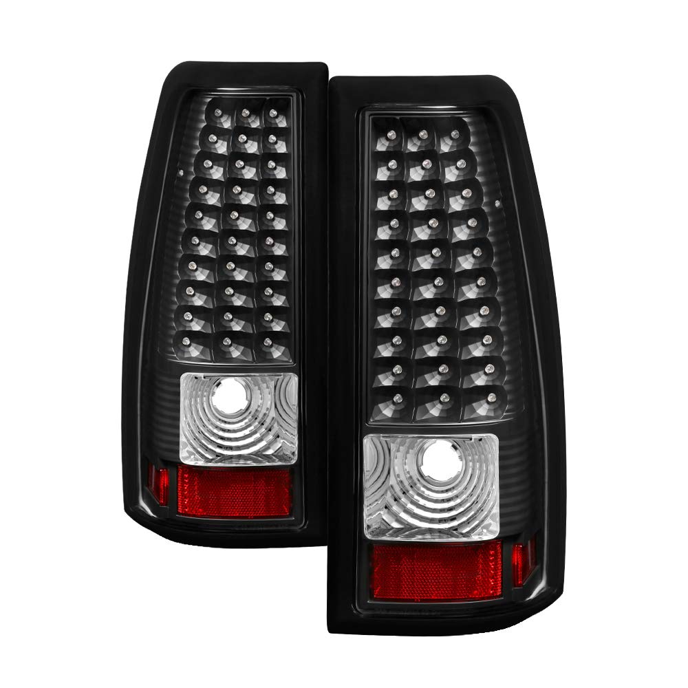 Euro LED Style Tail Lights for Chevy Silverado 1500/2500/3500 & GMC Sierra 1500/2500/3500 (1999-2006) - Brake Lights, Rear Lamps - Upgrade for Night Driving & Enhanced Safety