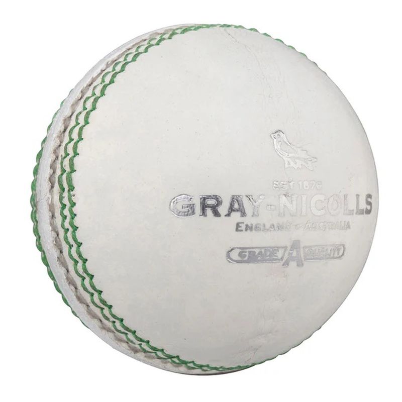 Gray Nicolls Crest Special 2-Piece Cricket Ball - Premium Leather Cricket Ball for Professional Matches & Training | Perfect for Club Games, Practice Sessions & Competitive Play