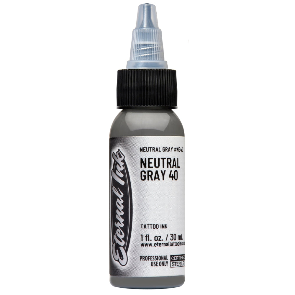 Eternal Ink Neutral Opaque Set - 4 Bottles (1oz Each) for Tattoo, Calligraphy & Permanent Makeup | Professional Quality Ink for Artists