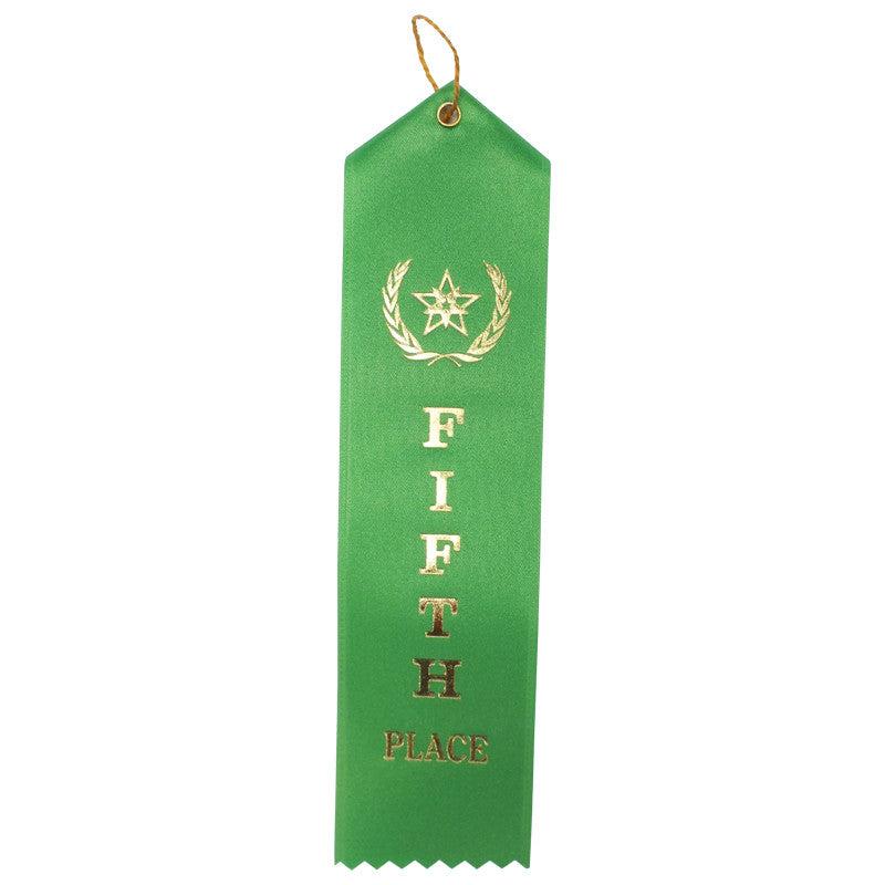 1st - 10th Place Award Ribbons with Point Top & String - Pack of 10 for Competitions, Sports Events & School Awards