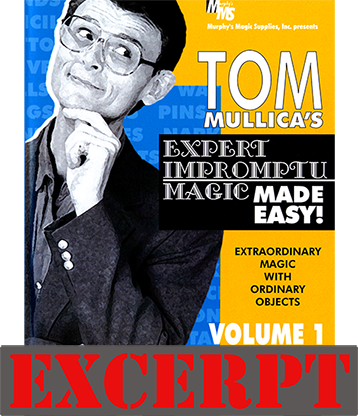 Karrel Fox's Napkin Vanish Magic Trick Video Download - Excerpt from Mullica's Expert Impromptu Magic Made Easy DVD | Learn Close-Up Magic for Parties & Street Performances