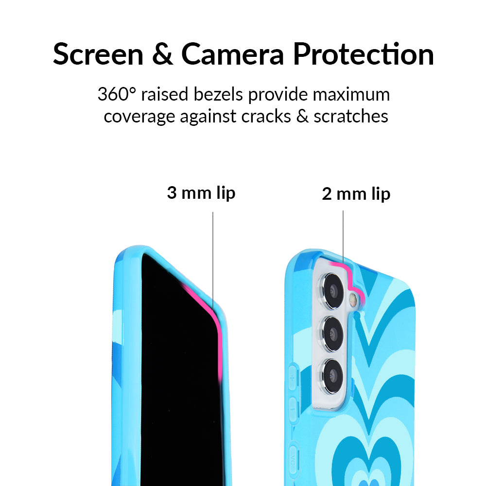 Samsung Galaxy Phone Case with Blue Sweethearts Design - Cute & Durable Protective Cover for Everyday Use