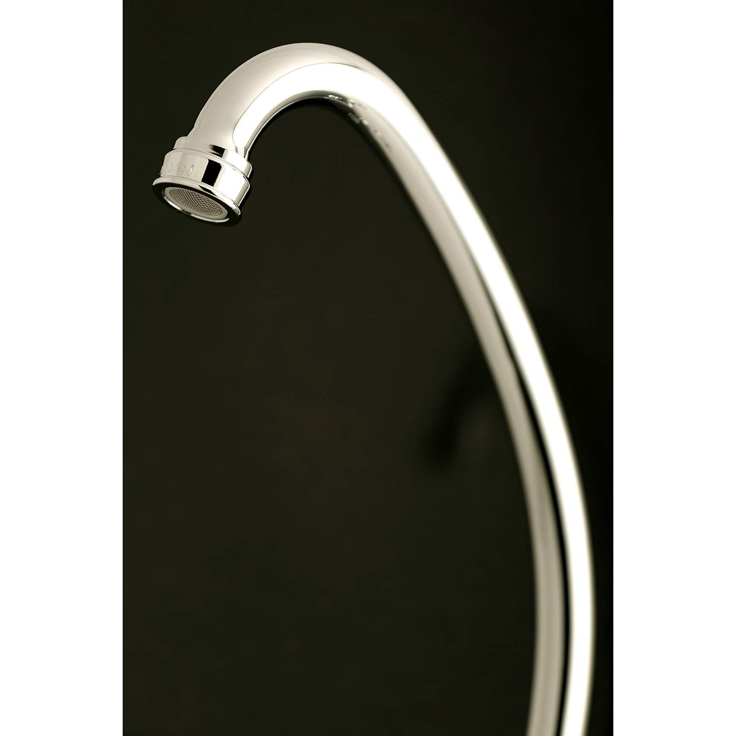 Kingston Brass KS614C Single Handle Pull-Down Kitchen Faucet with Sprayer - Polished Chrome Finish - 9