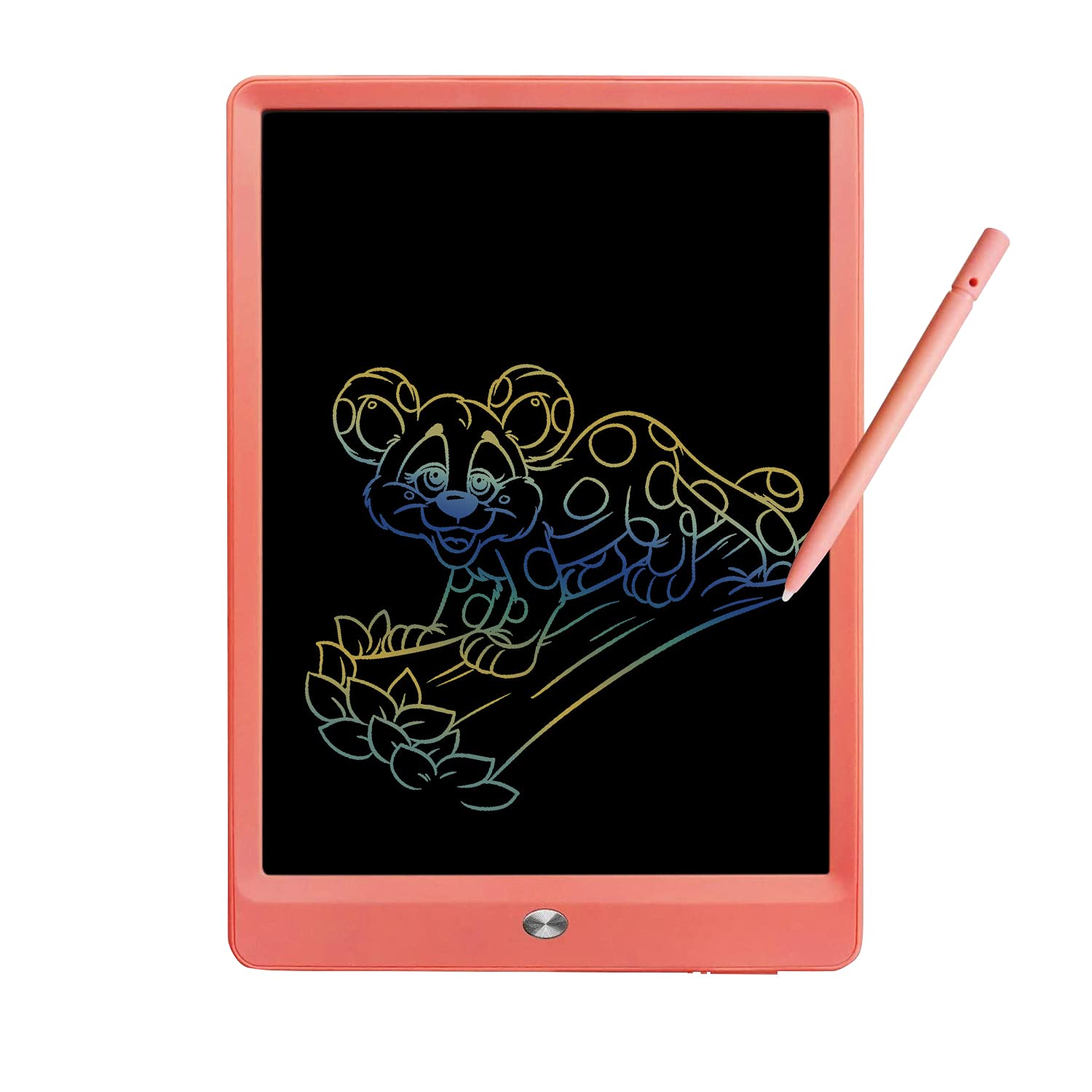 KUACALL 10 Inch LCD Writing Tablet for Kids - Doodle Board with Erase Button & Lock Feature, Lightweight Drawing Pad for Boys & Girls Ages 3-8 | Perfect Birthday Gift, Travel & Classroom Learning Toy (Pink)