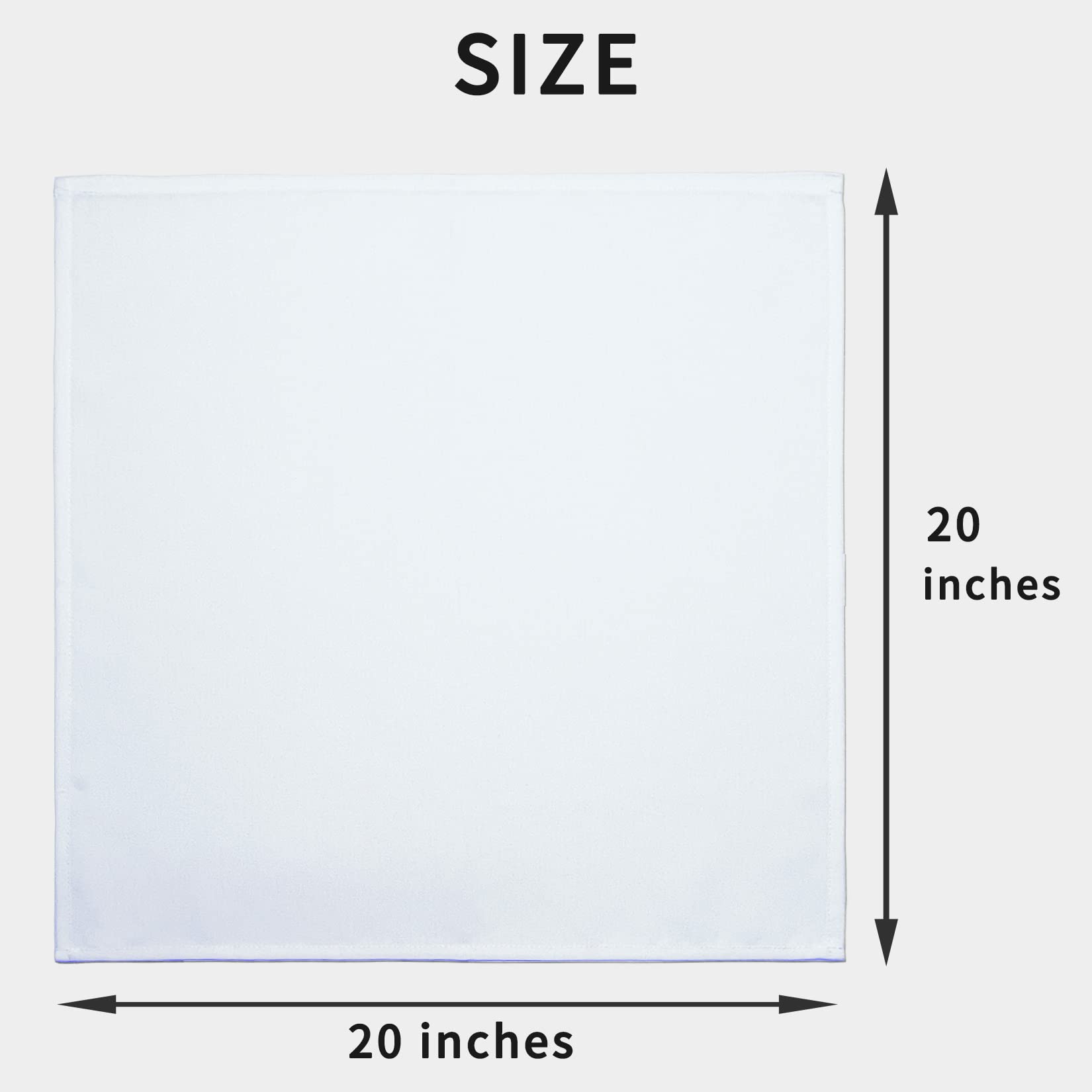 Premium 12-Pack Commercial Grade Restaurant Cloth Napkins - 20