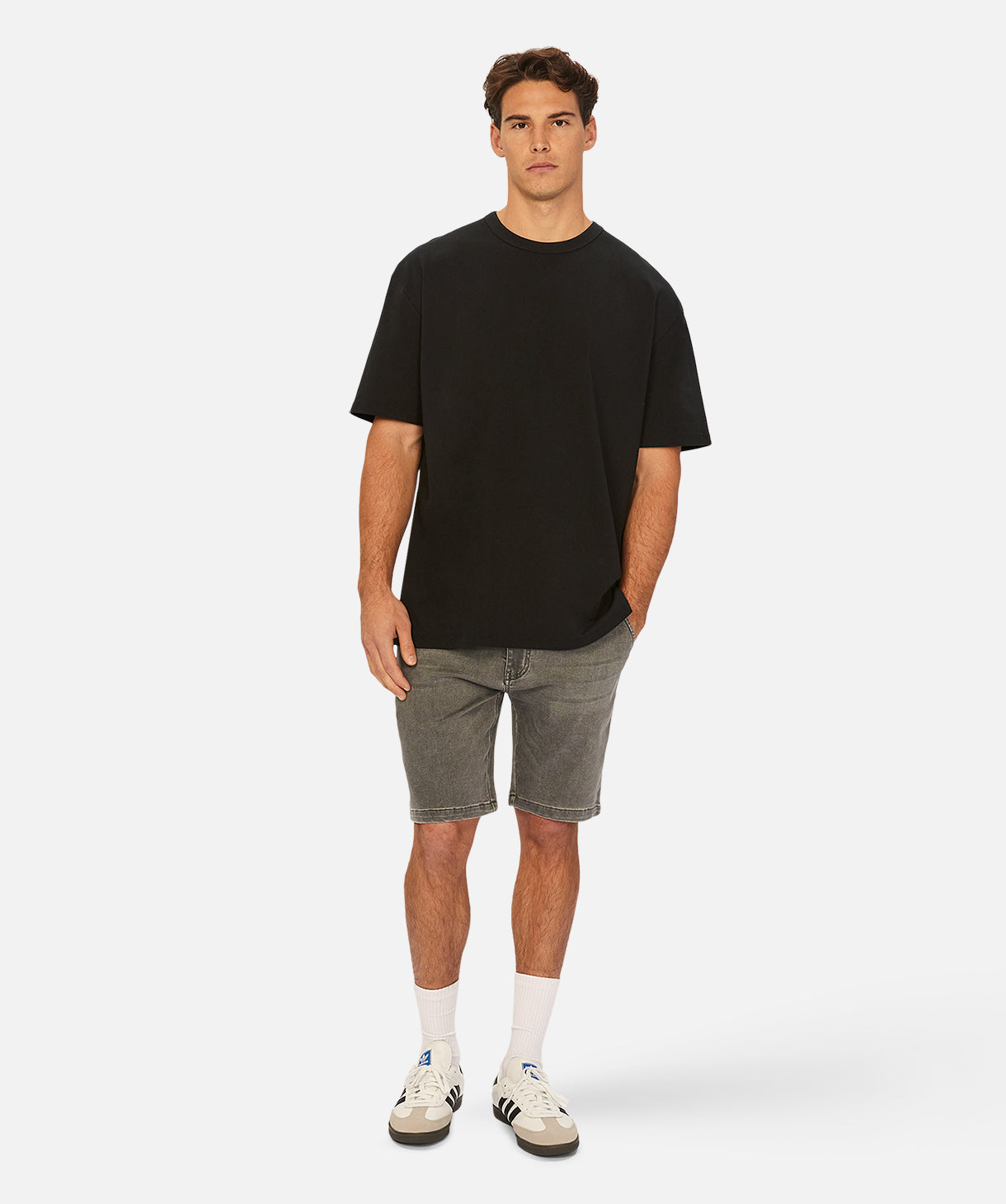 The Drifter Denim NC Short - Men's Relaxed Fit Stretch Jeans Shorts in Asphalt Wash | Perfect for Casual Wear, Summer Outfits & Weekend Adventures