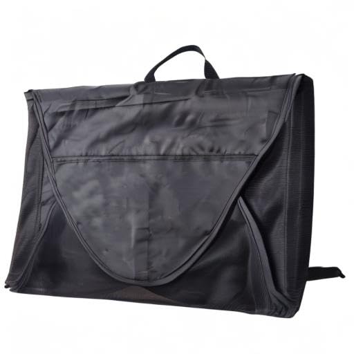 Garment Packing Folder - Travel Clothes Organizer & Garment Bag for Suits, Dresses & Shirts | Compact Luggage Accessory (Black) | Perfect for Business Trips, Vacations & Closet Organization