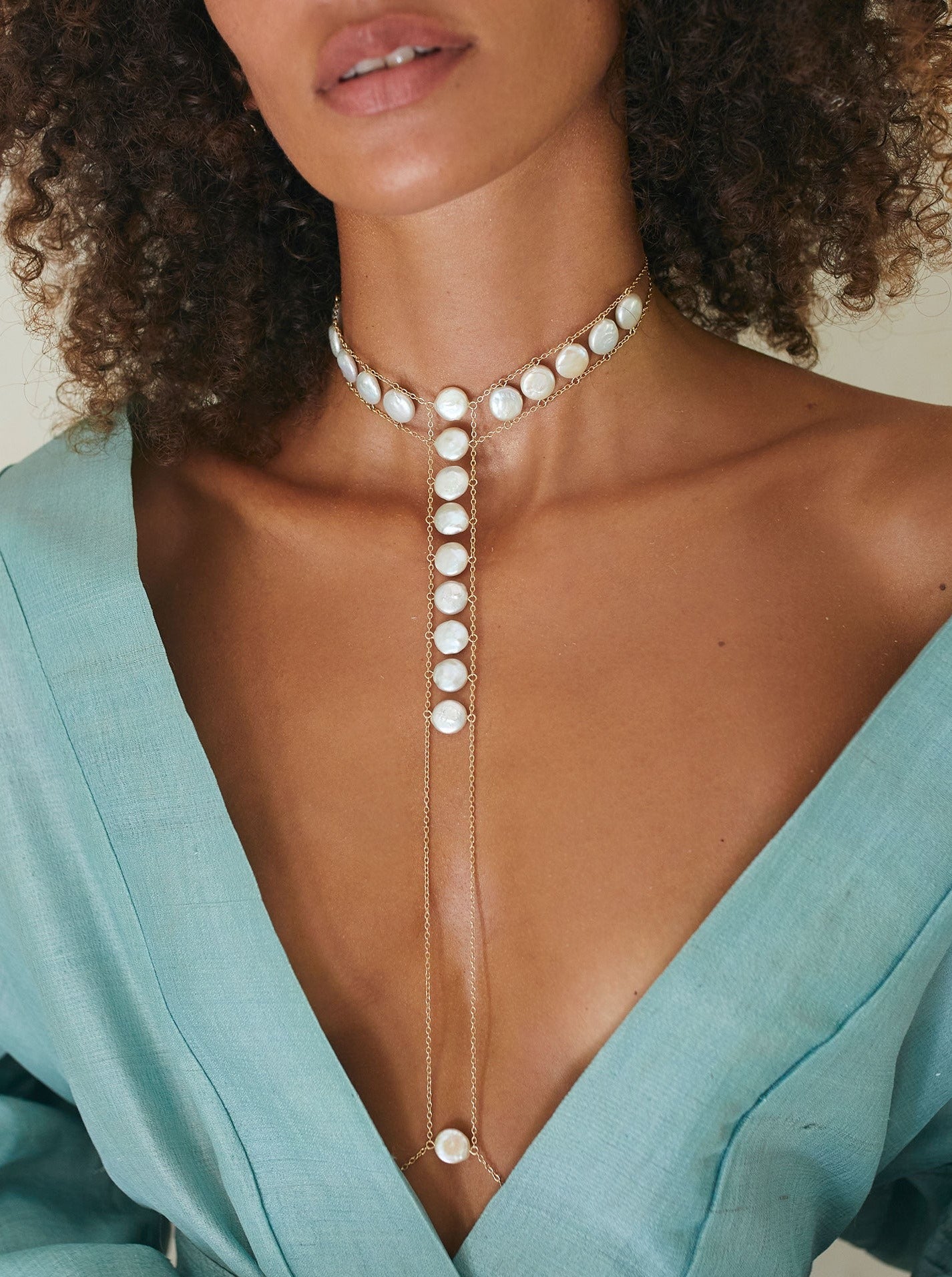 Elegant Queen Crown Pearl Choker Body Chain Jewelry Set for Women - Perfect for Bridal, Cosplay, and Evening Party Accessories