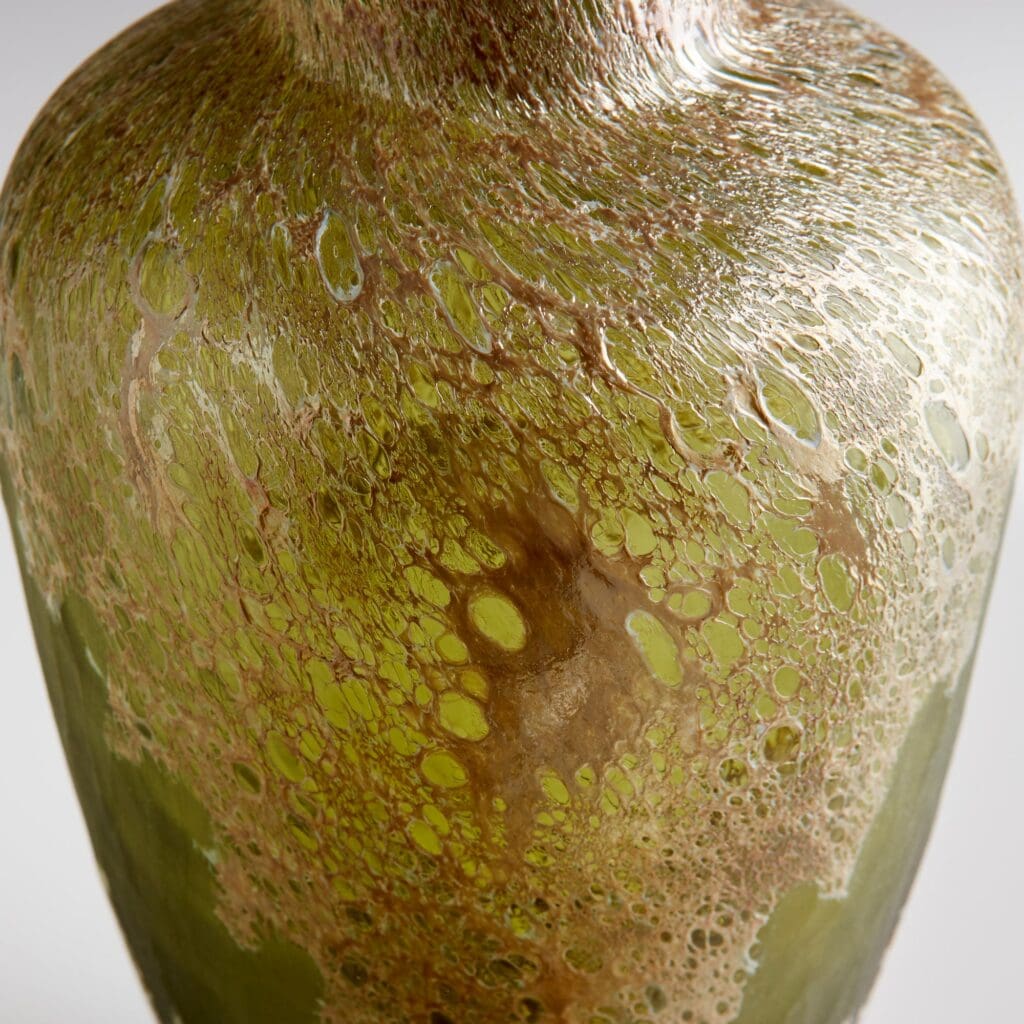 Cyan Design 10844 Alkali Vase - Small Forest Stone Decorative Vase for Home Décor, Centerpiece, Wedding & Tabletop Display
