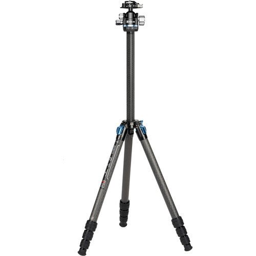 Sirui ST-124 Carbon Fiber Tripod with KS-30 Ball Head - Lightweight Travel Tripod for DSLR Cameras, Perfect for Photography, Vlogging & Outdoor Adventures