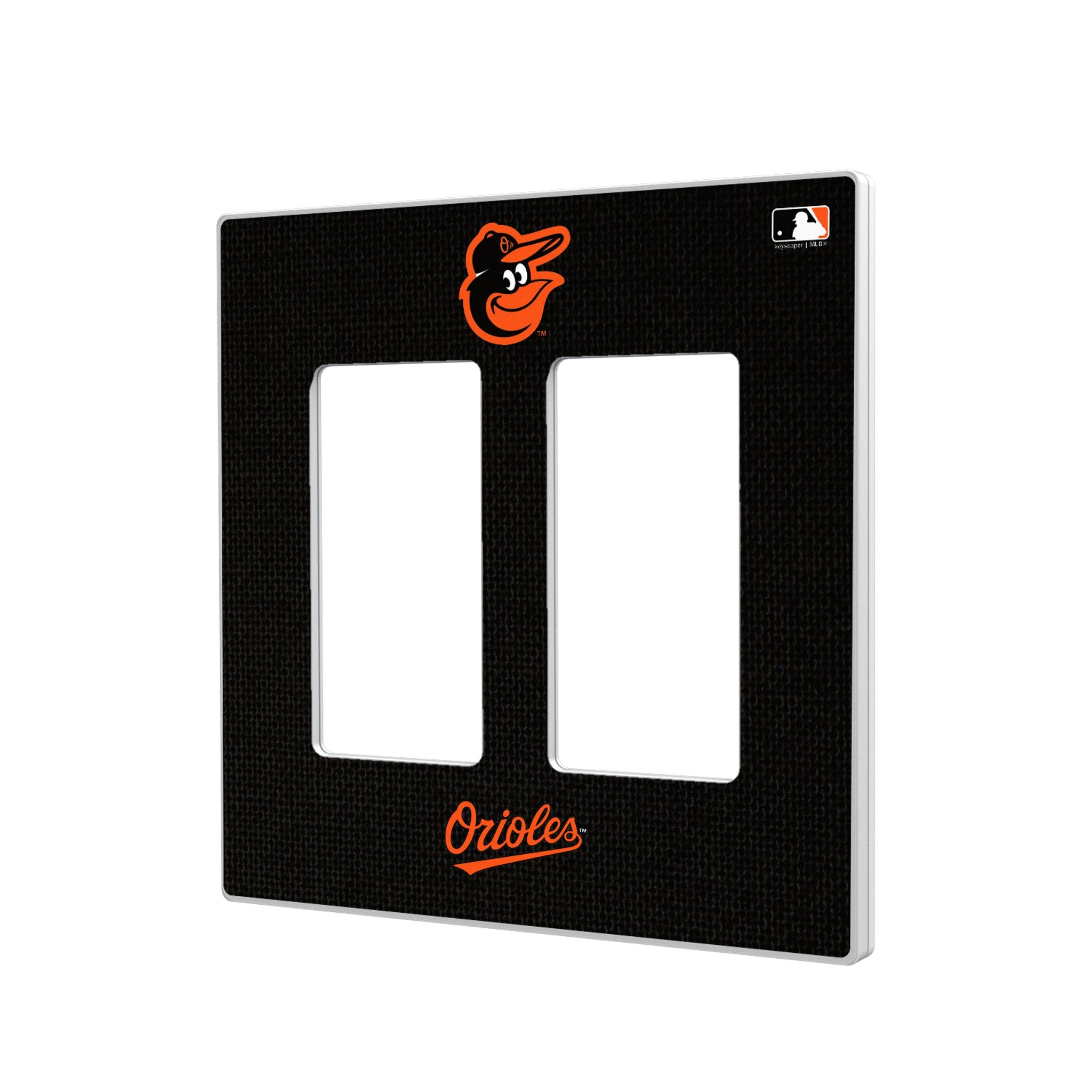 Baltimore Orioles Themed Solid Hidden Screw Light Switch Plate Cover - Perfect for Baseball Fans, Home Decor & Sports Room Accessories