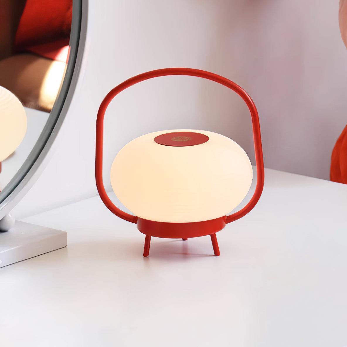Portable Table Light - Rechargeable LED Desk Lamp with Adjustable Brightness for Reading, Studying, and Office Work