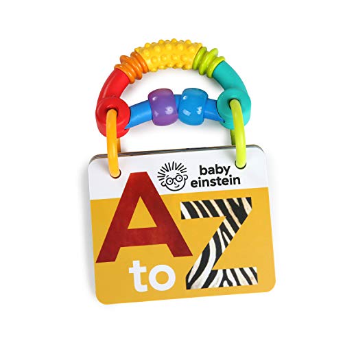 Baby Einstein A-to-Z Curiosity Flash Cards for Newborns & Toddlers - Alphabet Learning, Early Education, Sensory Development - Perfect for Home, Travel & Preschool Activities