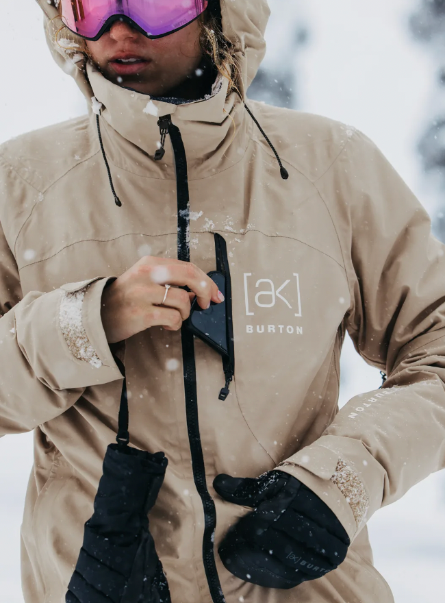 Burton Women's Gore-Tex Embark Jacket 2025 - Waterproof & Breathable Winter Jacket for Skiing, Snowboarding & Outdoor Adventures