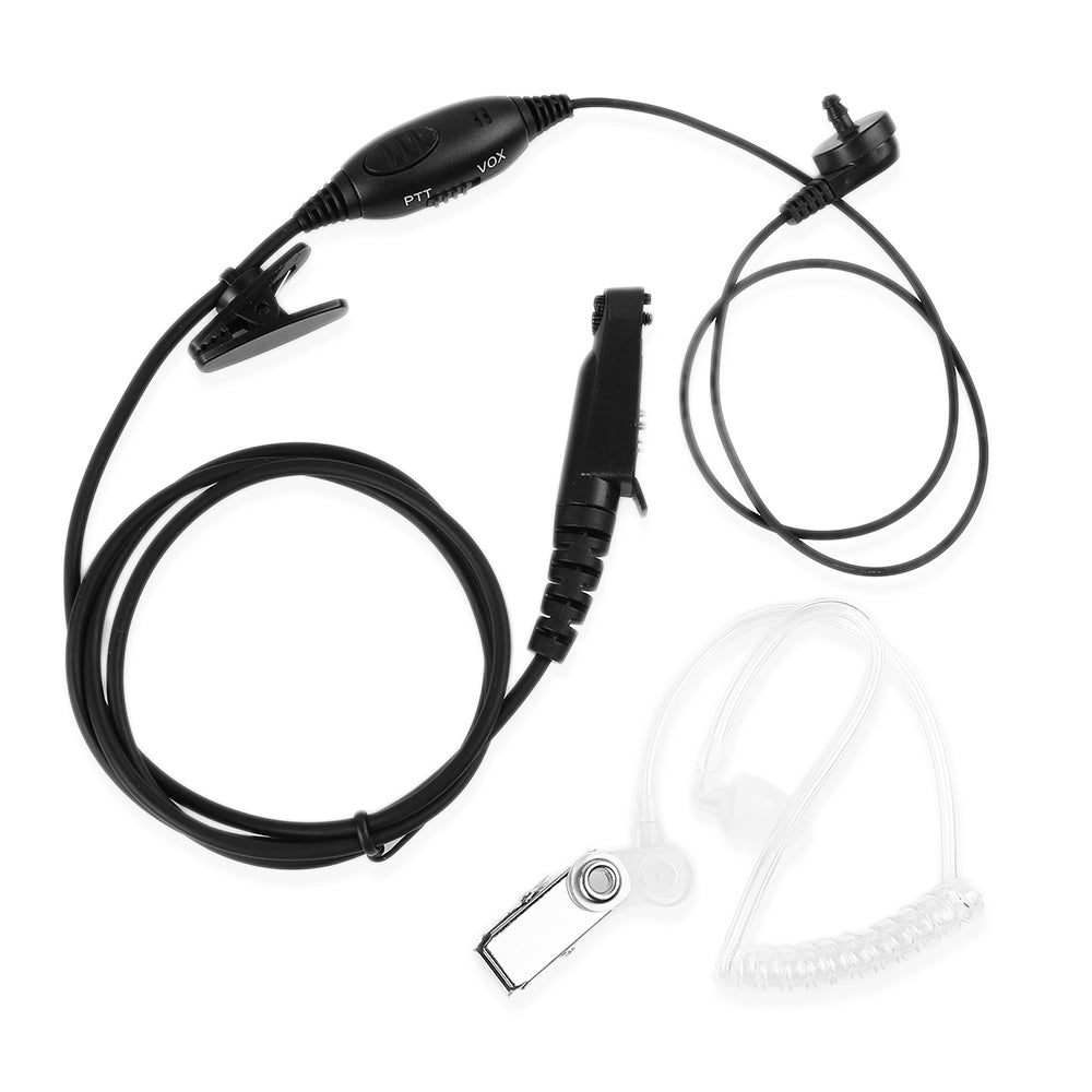 Radioddity GD 55 & GD 55 Plus Push-to-Talk Earpiece Headset with Noise Cancelling Mic - Discontinued Model for Two-Way Radio Communication (Ideal for Security, Construction & Event Staff)