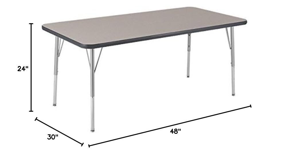 Learniture Adjustable Height Classroom Activity Table - 24